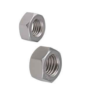 China 304 Stainless Steel Left Hand Thread Hex Nut M4-M20 DIN934 Grade 8.8 on sale