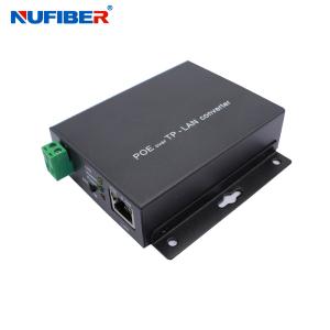 China 10/100M POE Ethernet Over Coaxial Extender , POE RJ45 To Coax Converter on sale