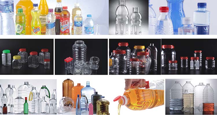 5000ml PET Semi Automatic Water Bottle Blowing Machine with Max. Bottle Height 5000mm