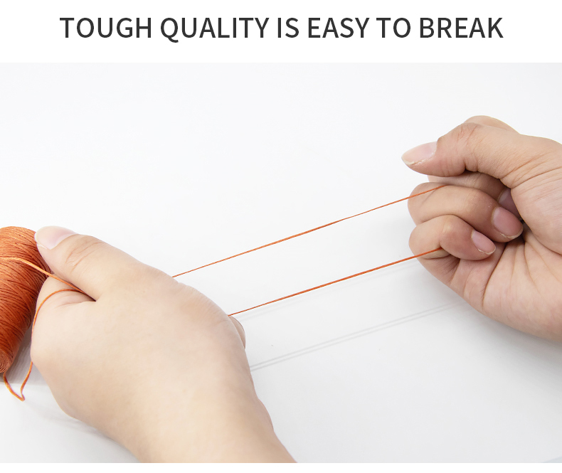 210D/1*16 1mm Waxed Polyester Sewing Waxed Thread with 7 Days Sample Order Lead Time