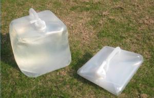 China Collapsible 5L 20L Plastic Jerry Can Semi Folding Water Storage Container on sale