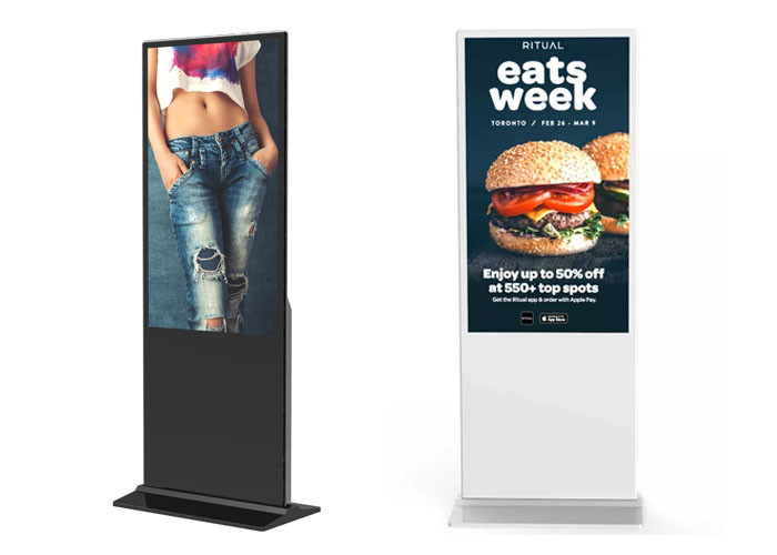 Free Standing 240W 450 Nits 32 Inch Android LCD AD Display