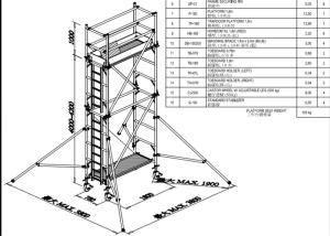 Buy cheap Mobile Aluminium Scaffold Tower Durable 7.5m Easy Towers Scaffolding product