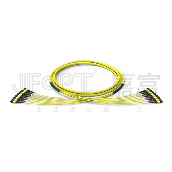G657A1 Bend Insensitive MPO Fiber Optic Cable 96 Core 8 Unit 12 Fibers Single