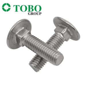 Buy cheap DIN 603 Stainless Steel Zinc Plated Square Neck Carriage Bolts Flat Head Bucket Coach Bolt product