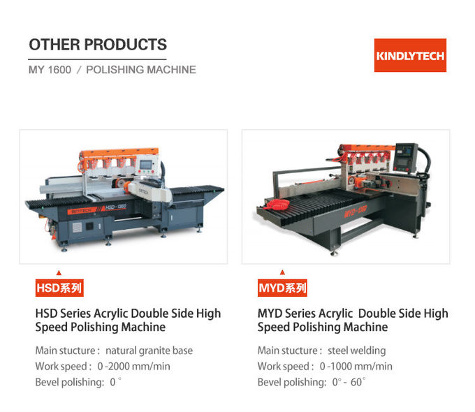 ISO9001 9000rpm Diamond Edge Polishing Machine For Plexiglass