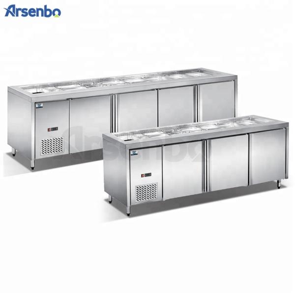 Quality Commercial Pizza Prep Refrigerator 220-240V Anticorrosive Durable for sale