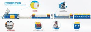 Buy cheap Intelligent PLC Control Plastic PP Strap Production Line Tape With 5-19 Mm Green Color product