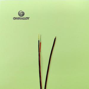 China 0.2mm*2 NiCr- AuFe thermocouple extension cable for testing ultra low temperature on sale