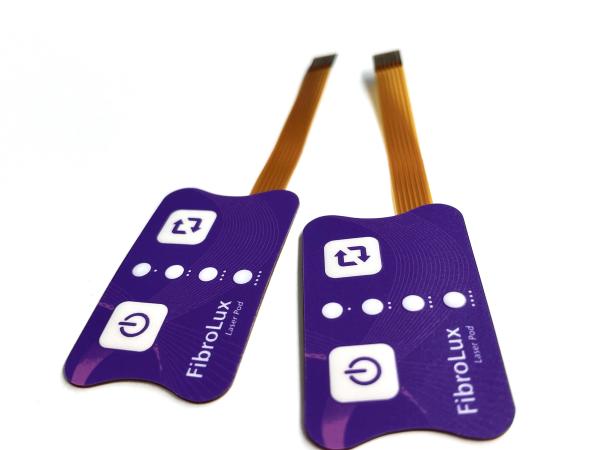 Quality Surface Printing Flexible Membrane Keypad Technology With Milky LED Window for sale