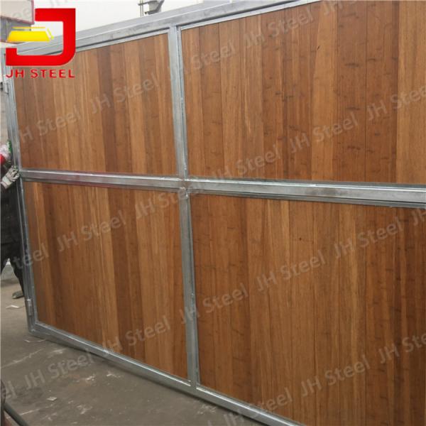 hot dipped galvanized horse barn stall boxes with PE plastic board