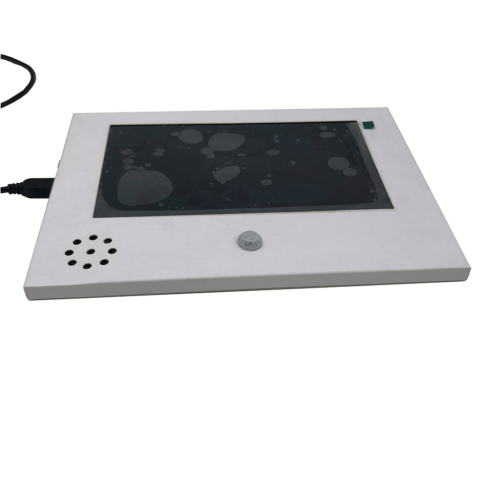 7 inch TFT LCD display video module with control buttons used for custom POP video display