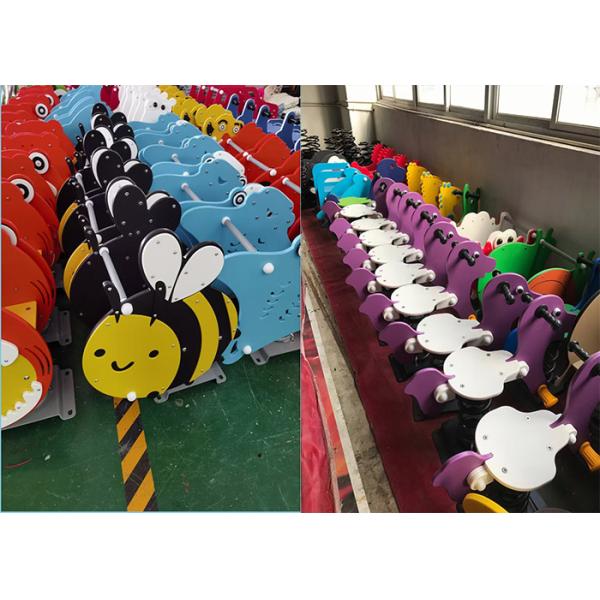 Hobbyhorse Rocking Playground Safety Preschool Outdoor Equipment PE Seats