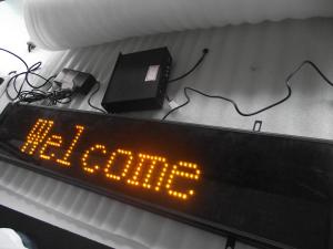 China Double Color Outdoor P10 P12 1/8 Scan Traffic Led Sign on sale