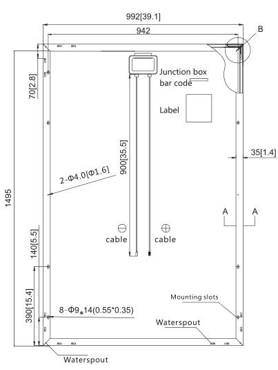 260 Watt Monocrystalline Solar Panel , Small Flexible Solar Panels SN-M260