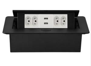 Buy cheap Brazil OEM Kitchen Office Table Pop Up Outlets Self Grounding Waterproof Floor Outlet product