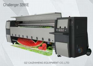 China Digital Industrial Inkjet Flex Banner Printer Seiko 508GS Head Challengr 3286E on sale
