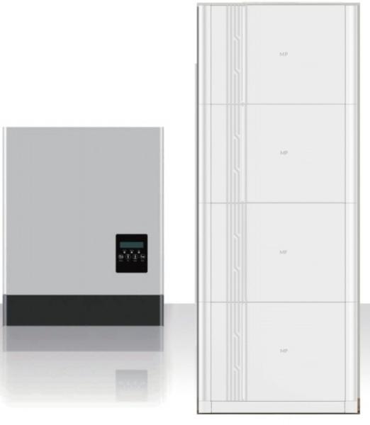EU OEM Integrated Home Energy Storage System with Lifepo4 Battery LED Display