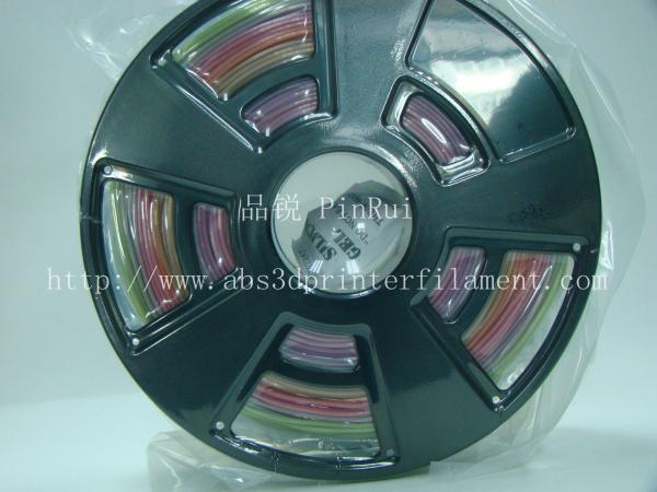 Quality Multicolor gradient 3d printer filament, one roll have the many colors ,new filament for sale