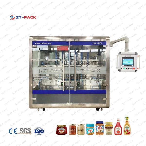 Linear BBQ tomato hot Sauce Ketchup Paste Chocolate Jam Plastic Bottle Glass Bottle Filling Machine