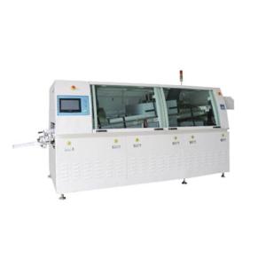 Buy cheap Dual Waves SMT Wave Soldering Oven Automatic With Touch Screen PLC Control product