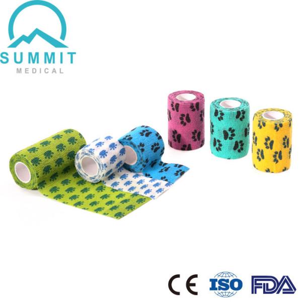 Quality Non Woven Elastic Cohesive Bandage For Wrist Ankle Spraining for sale