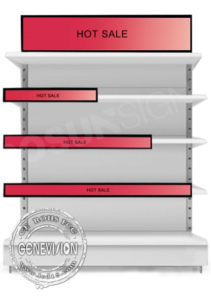 Quality 8.8" Supermarket Shelf Edge Stretched LCD Display With HDMI In for sale