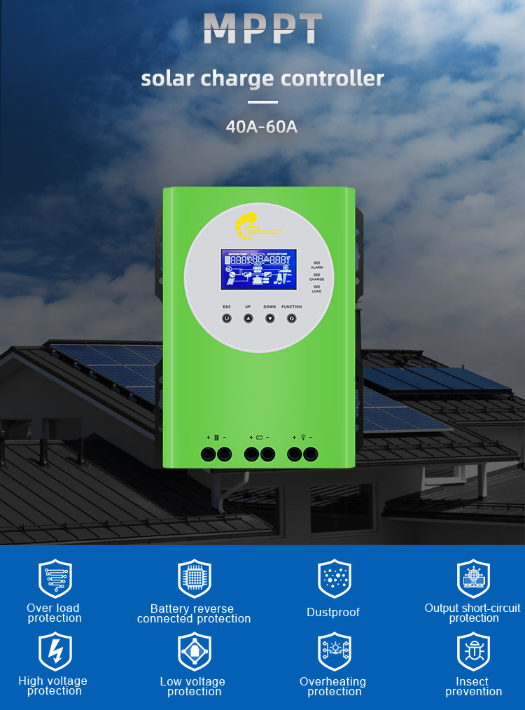 12 Volt 30 Amp MPPT Solar Controller Three Stage Smart Charging