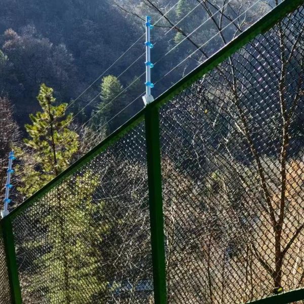 Galvanized Wire 12KV Electric Fencing System For Garden