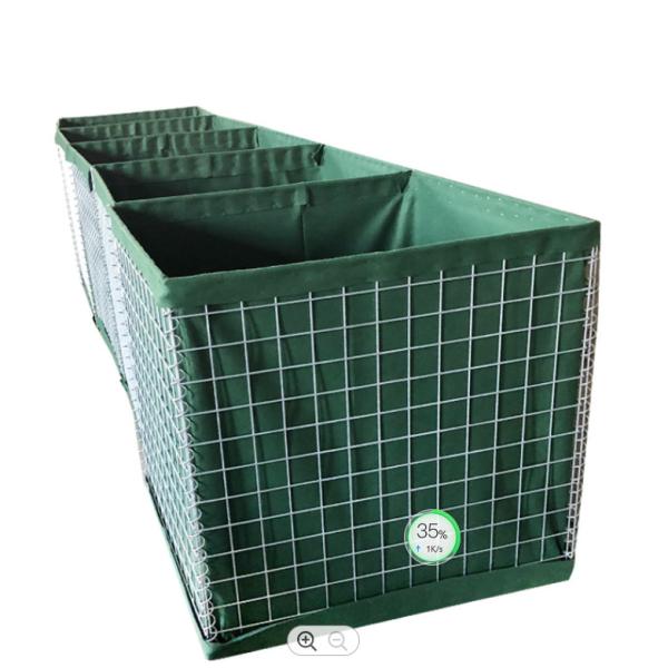 Strong Tensile Strength Wire Gabion Bastion Barrier Beautiful Structure