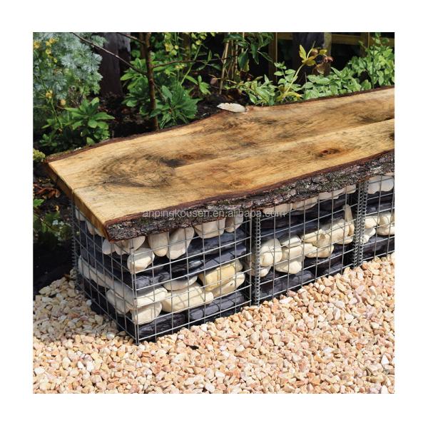 Garden Decor 4mm Diameter Customized Welded Gabion Box with Rust-Resistant Coating