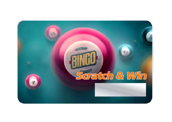 Quality Customized Pre Printed Scratch Off Cards for sale