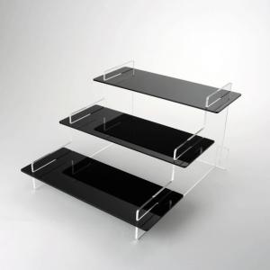China Heavy Duty Acrylic 3 Tier Display Stand / Jewellery Display Units Various Shape on sale
