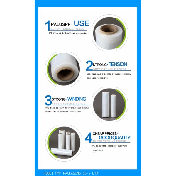 Soft Transparent OPS Shrink Film Wrap For Printing Labels Shrink Sleeve