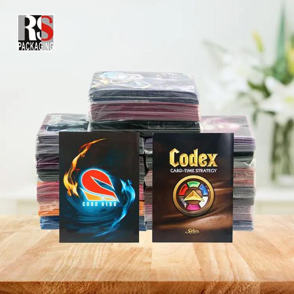 Quality Holographic Mtg Anime Card Holder Card Custom Protective Cover Matte Yugioh Card Holder for sale