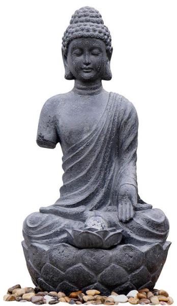 Quality Large Zen Inspired Asian Buddha Water Fountain Water Features For Garden for sale
