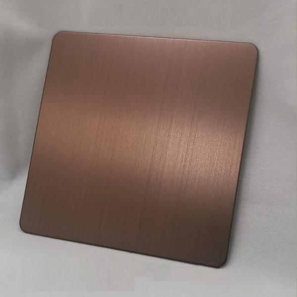 Anti Bronze Hairline 304 Stainless Steel Sheet AFP finish