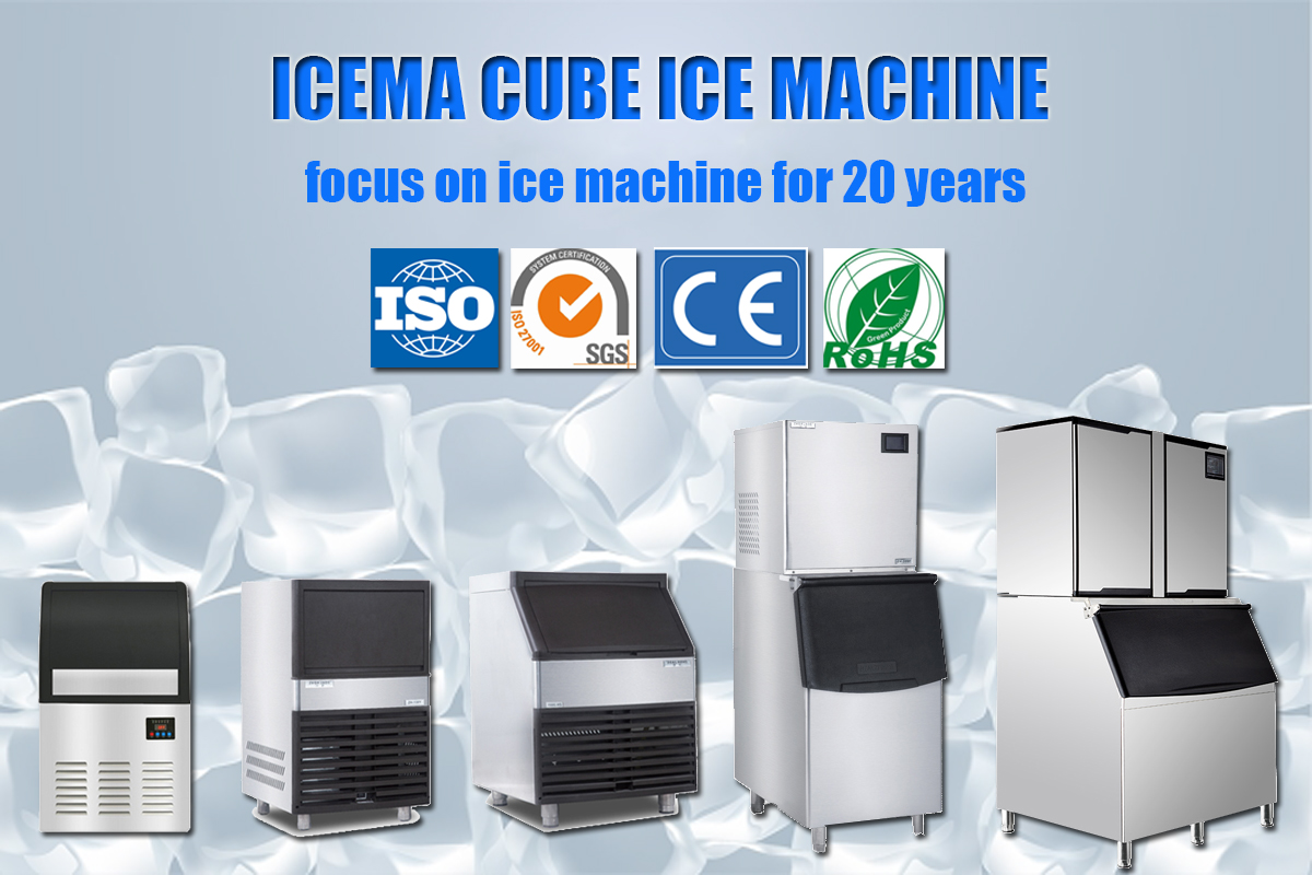 DORIN Compressor Ice Cube Maker Machine Ideal for Food Shops and Small Businesse