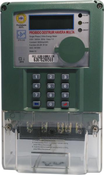 Quality Direct Connected STS Prepaid Meters Single Phase Keypad Prepayment Meter for sale