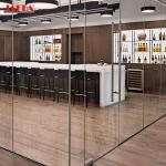 Custom Luminous Plexiglass Bar Counter Custom Resin Glass Reception Bar