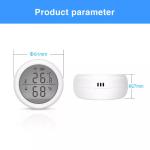 Tuya WIFI Temperature Humidity Sensor Indoor Smart Remote Control With LCD