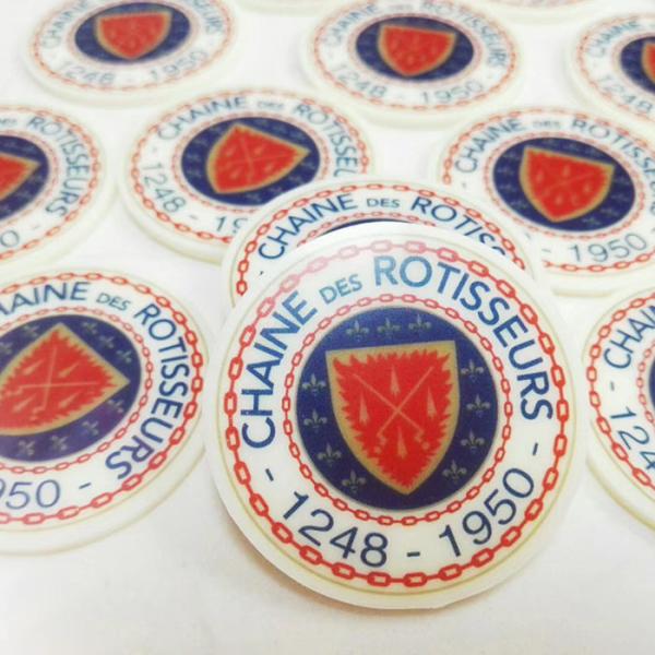 Quality Personalized Edible Printing On Chocolate Transfer Sheets Round Shape for sale