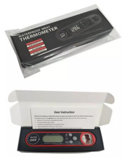 Instant Read Digital Barbecue Thermometer With Bottle Opener 3V Button Battery
