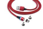 Fast Speed Magnetic Data Cable Multi Colored Easy Chargering With LED Indicator