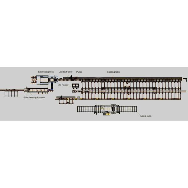 1000T Felt Belt Handling System For Aluminum Extrusion Machine