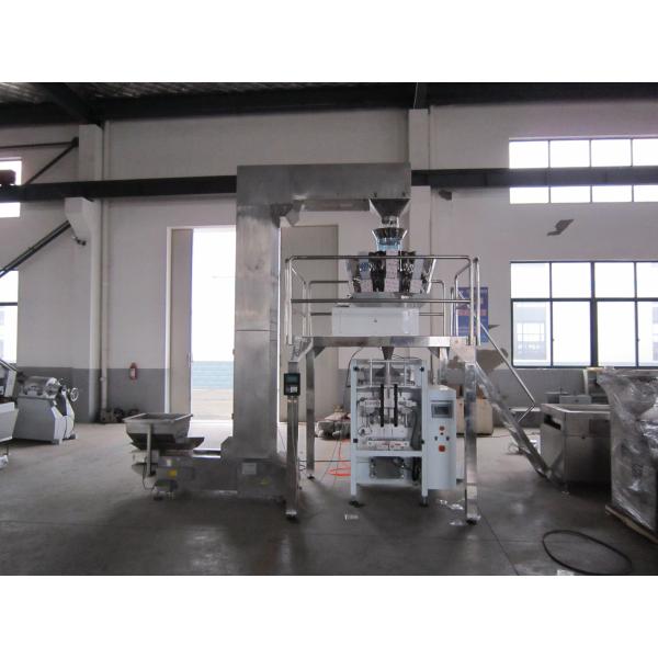 WHite Automatic Vertical Potato Chips Packing Machine 380V PLC Control