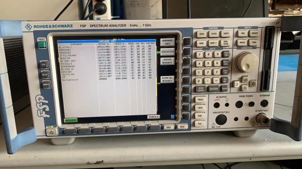 Quality Rohde And Schwarz RF Spectrum Analyzer FSP7 9KHz-7GHz Durable for sale