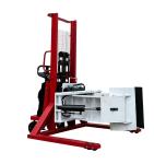Cost Effective Semi Electric Roll Stacker Manual Push With Electric Lift For