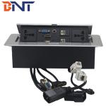 Desk Pop Up Socket Box CAT6 Jack With 30cm Power Cord