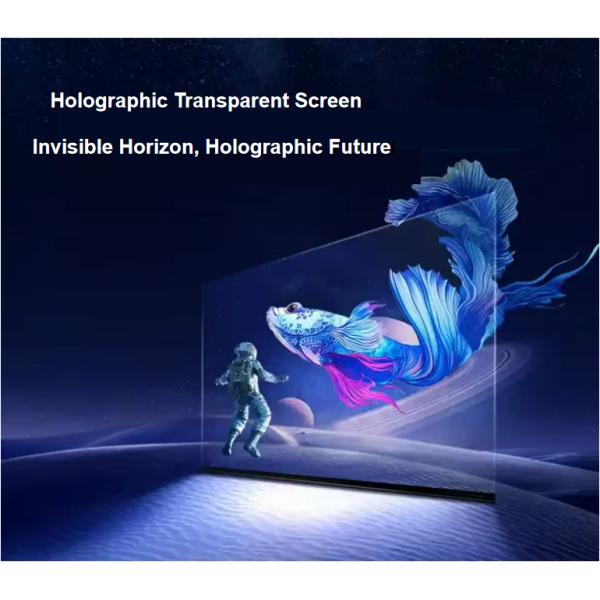 P6.25 Holographic Transparent LED Screen Display 6kg Per Sqm For Retail Store